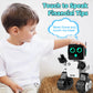 okk Robot Toys for Kids, Programmable Remote Control Robot, Interactive Toys with Coin Bank, LED and Tray, Walking Talking Singing Dancing Gift for