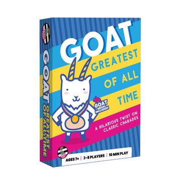 Greatest of All Time Goat Card Game by Dolphin Hat Games | Hilarious Twist on Charades | Funny Improv Family Game for Kids, Teens & Adults | Great