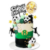 32 PCS Soccer Cake Topper Decorations - Soccer Ball Player Cake Decorations for Football Theme Birthday Sport Party Supplies