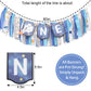 Outer Space High Chair Banner - Planets Astronaut Rocket 1st Birthday Decorations,Space First High Chair One Banner Party Decor,First Trip Around Sun