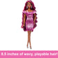 Barbie Fun & Fancy Set, Fashion Doll with Extra-Long Color-Streaked Black Hair, Clothes & Styling Accessories