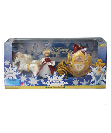 Disney Cinderella Royal Holiday Carriage and Mini Doll Play Set Holiday Collection - 1998