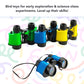 Kicko Toy Binoculars for Kids - 3.5 x 5 in Binoculars for Bird Watching, Jungle Exploration for Party Favors and Adventure Play - Durable (Pack of 12)