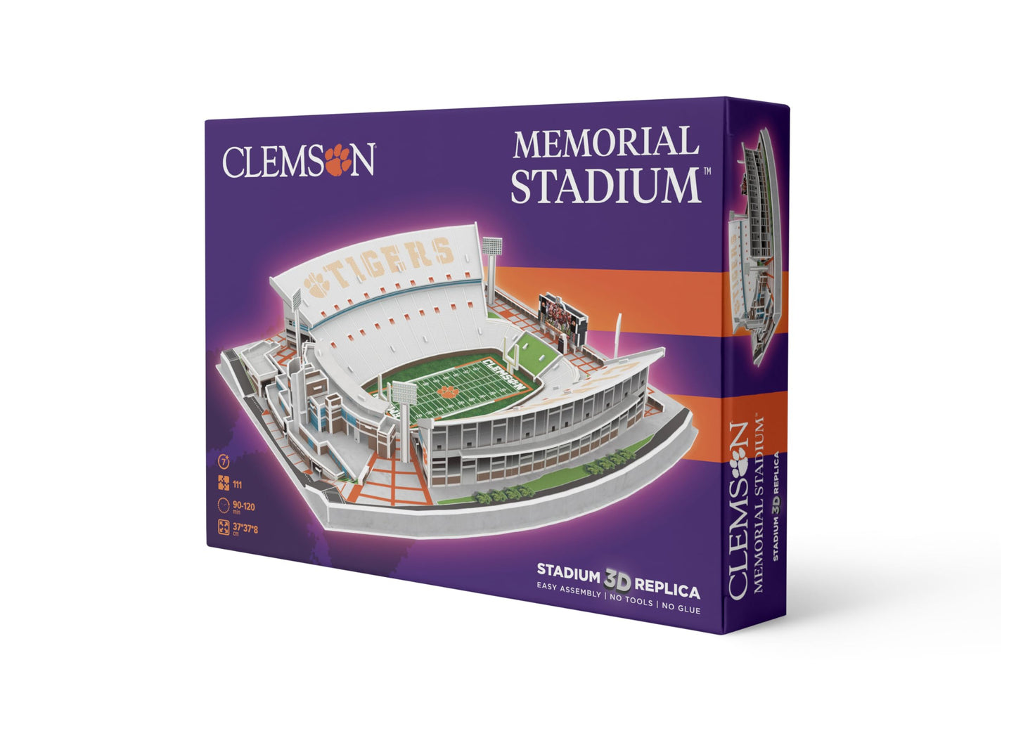 Pro-Lion 3D Jigsaw Puzzle of Memorial Stadium -94 Pieces | Home of Clemson Tigers | NCAA Football Gifts for Age 7+