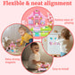 SSAWER Magnetic Blocks, 48PCS Magnetic Tiles Building Blocks, Magnet Cubes STEM Sensory Game Toys Christmas Birthday Gifts for Kids Girls Age 3+ (Pink