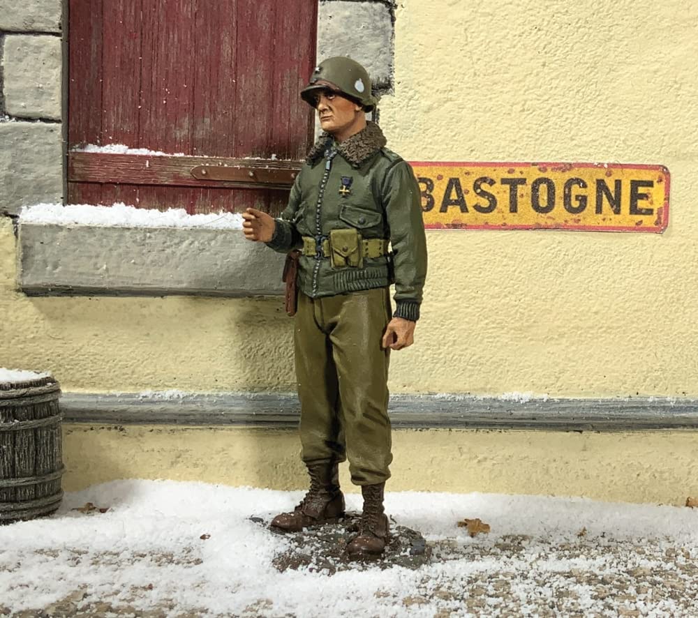 W. Britain Museum Collection 10117 U.S. Army 101st Airborne General McAuliffe 1944-1945 1:30 Scale Metal
