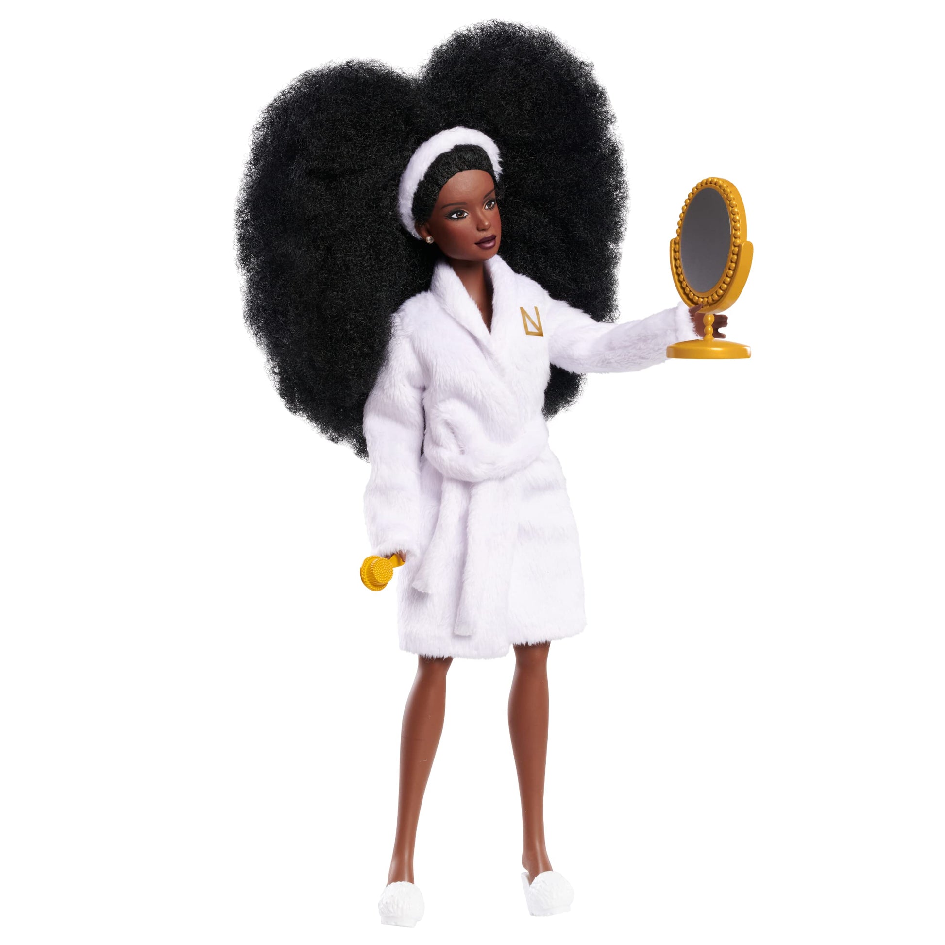 Naturalistas Fashion Pack Wash Day 5-Piece Outfit and Accessories Set for 11.5-Inch Tall Naturalistas Dolls, Designed and Developed by Purpose Toys