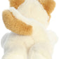 Aurora® Adorable Flopsie™ Peanut Pom Pup™ Stuffed Animal - Playful Ease - Timeless Companions - White 12 Inches