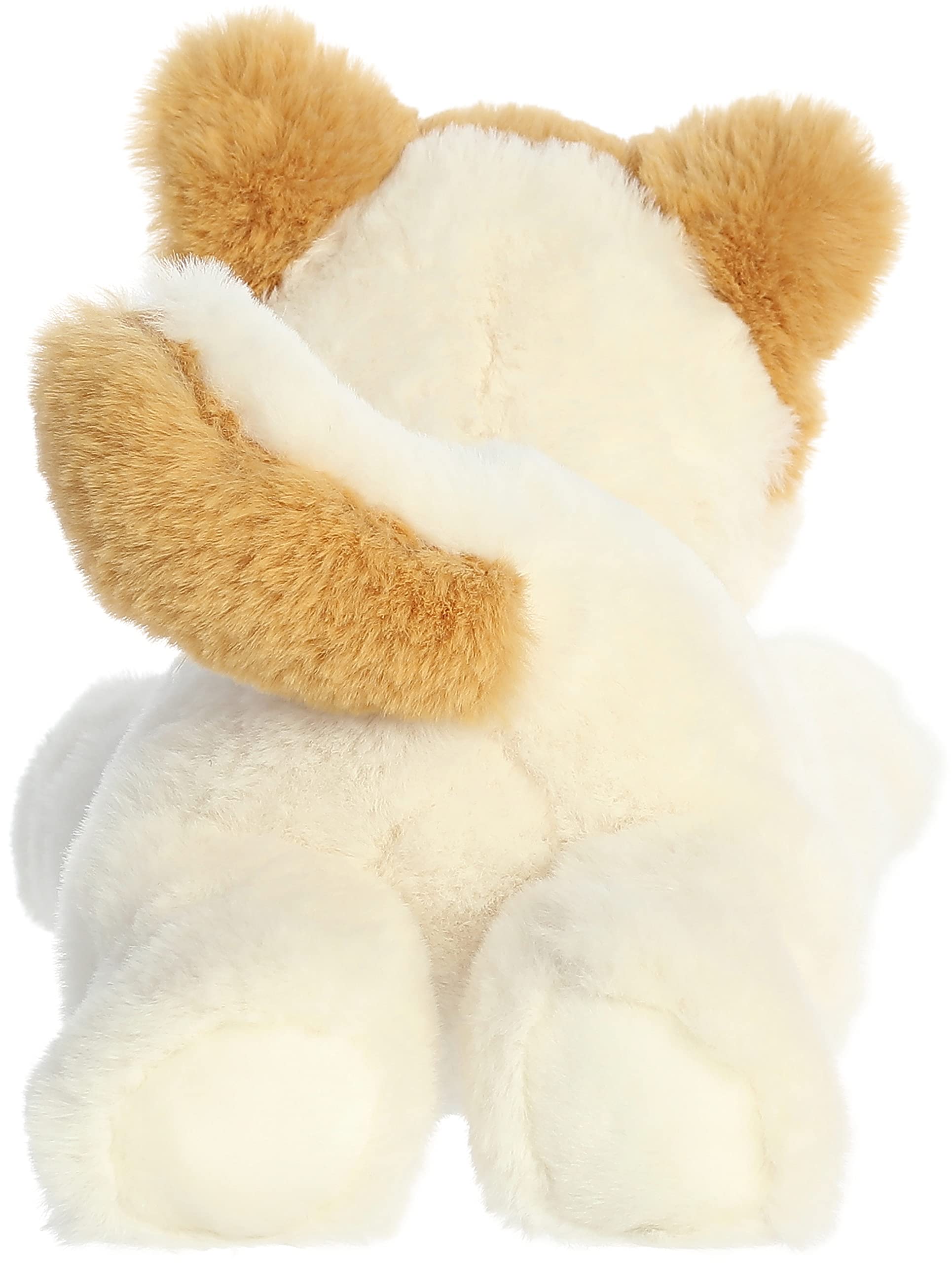 Aurora® Adorable Flopsie™ Peanut Pom Pup™ Stuffed Animal - Playful Ease - Timeless Companions - White 12 Inches