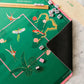 Mahjong Mat, 33x33 American Mahjong Mat with Rules and Carry Bag, Non-Slip & Noise-Reducing Design, Luxury Mahjong Accessories Gift for Women and Men