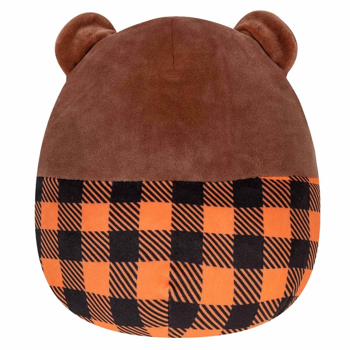 Squishmallows 7.5" Omar The Bear in Plaid Shirt