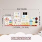 Cateam Sensory Wall Panel for Kids - Activity Wall Busy Board for Toddlers and preschoolers. 16in1 Learning Activity Center. Wooden Montessori Toys