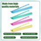 NEWFLAG Mahjong Racks with Pushers Set of 4,Convenient Rotating One-Piece Mahjong Pushers and Racks,Modern American Mahjong Tile Racks (Colourful)