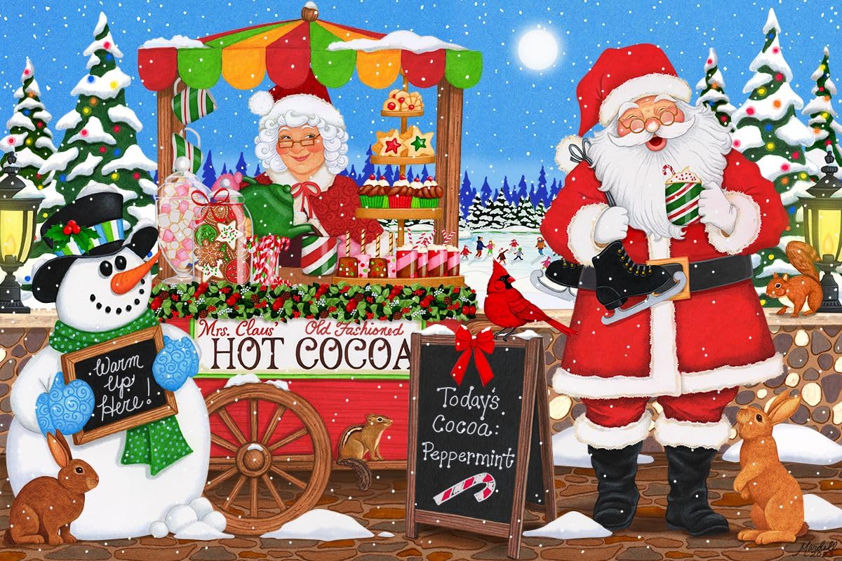 Springbok Mrs. Claus' Sweet Shop 400 Piece Jigsaw Puzzle for Family