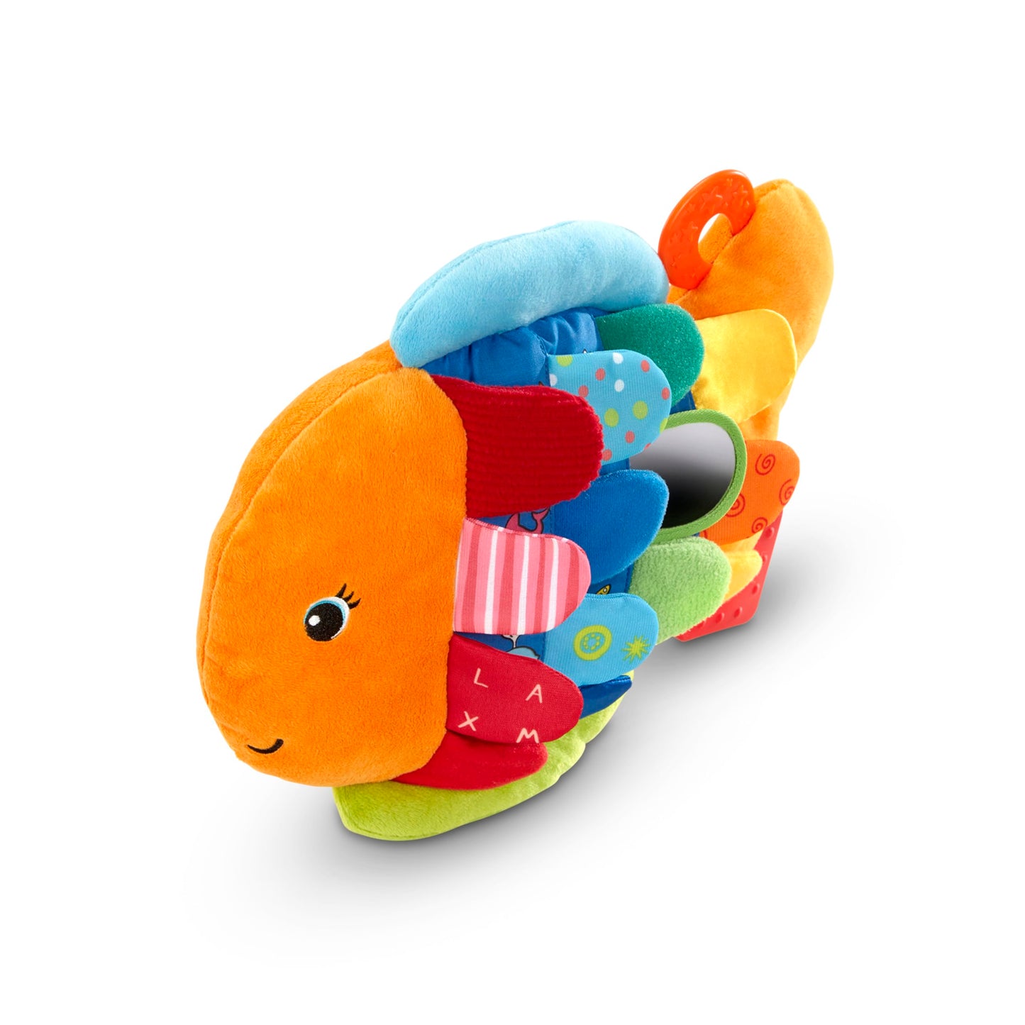 Melissa & Doug K’s Kids, Flip Fish Stuffed Animal, Soft Baby Book, Multi-Textured Squeaking & Crinkling Infant Sensory Toys for Babies with Baby