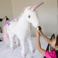 Melissa & Doug Giant Unicorn - Lifelike Stuffed Animal (Over 2 feet Tall)