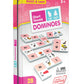Junior Learning Short Vowel Dominoes Educational Action Games, Multi (JL493)