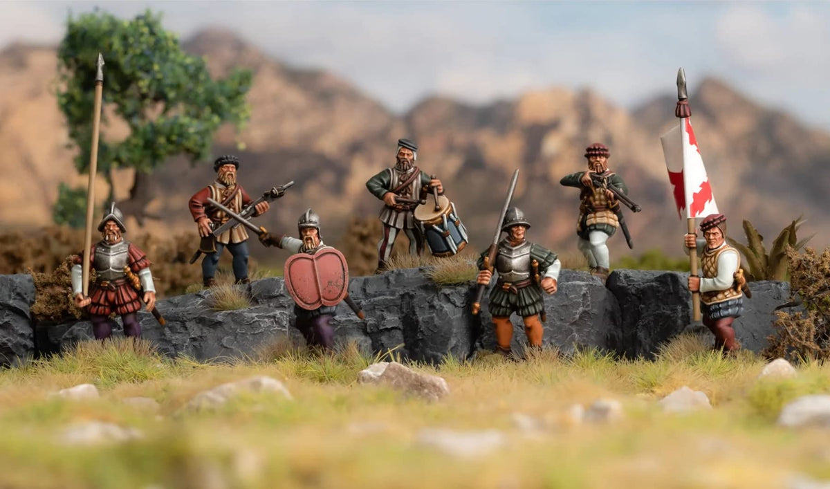 Renaissance: Conquistadors (24 Multi-Part Hard Plastic 28mm Figures)