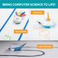 BirdBrain Finch Robot 2.0 with Microbit - STEM Coding Robot Toy for Kids & Adults - Learn Python & 8 Coding Languages - Programmable Robotics Kit