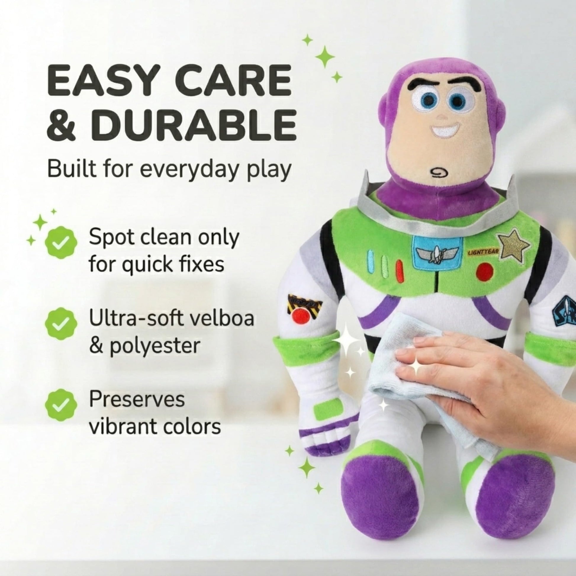 Jay Franco Kids Toy Story Plush Pillow Buddy - Large Ultra-Soft Stuffed Plushie & Cozy Pillow, Official Licensed Product, 22 Inches, Multi - Toy Story