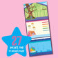 Craft-Tastic - Enchanted Sticker Playhouse - Wall-Sized Sticker Fun - Repositionable Stickers - for Ages 3+