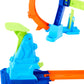 Hot Wheels Toy Car Track Set, Flip & Jump Through the Corkscrew Loop with a 1:64 Scale Toy Car, Speed Snap Track & Adapters, Compresses for Storage
