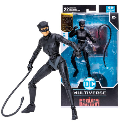 McFarlane Toys Catwoman Mask Halfway (The Batman) Gold Label 7"" Figure, Black