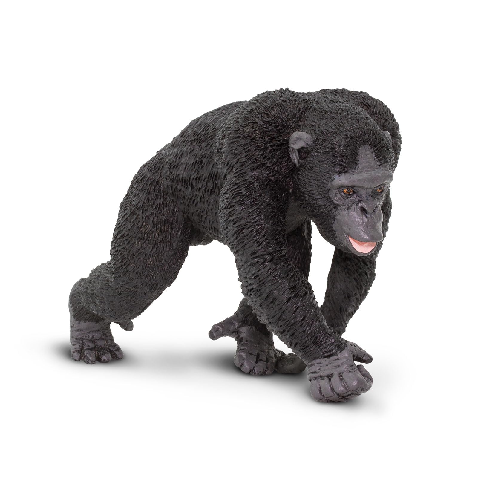 Safari Ltd. Chimpanzee Figurine - Hand-Painted, Lifelike 4" Model Figure - Fun Educational Toy for Boys, Girls & Kids Ages 1+