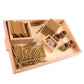Golden Math Bead Material - Montessori Number Learning Educational Gifts for Kids