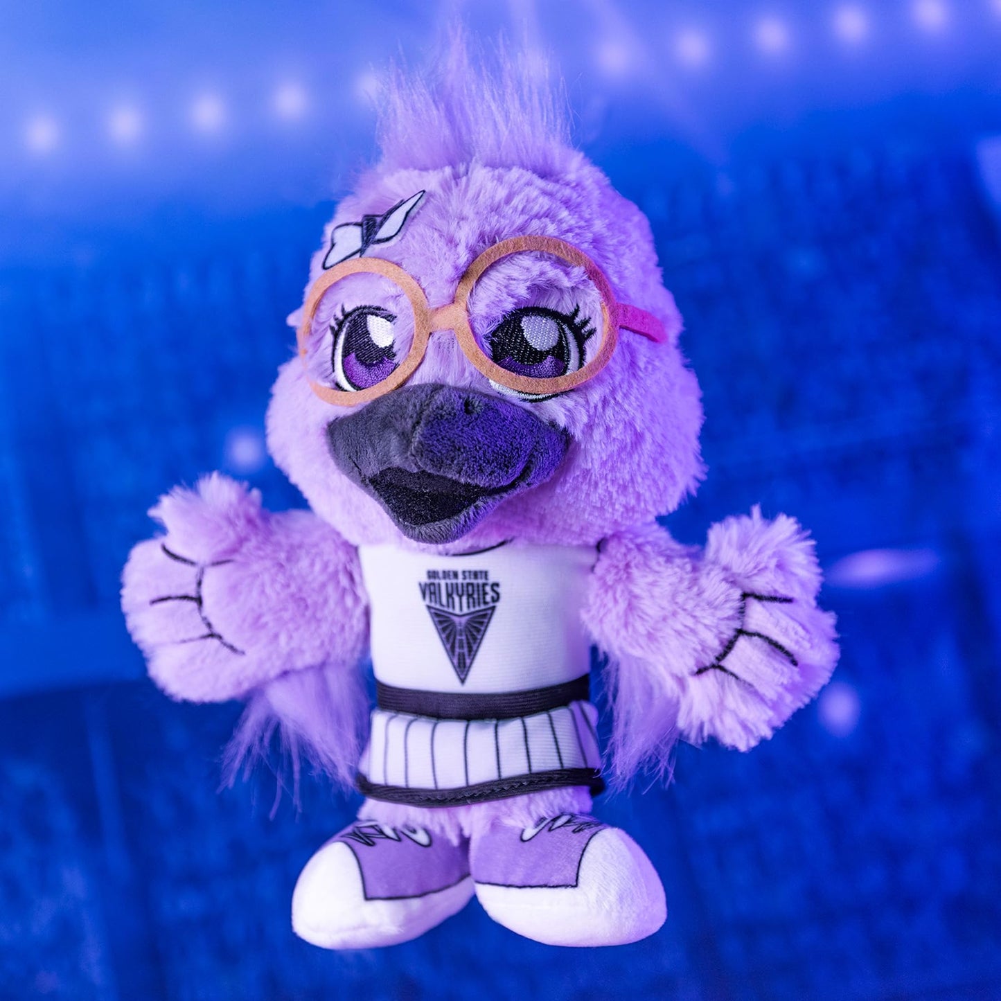 Bleacher Creatures Golden State Valkyries Violet 8" Kuricha Mascot - Soft Chibi WNBA Plush