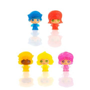 Strawberry Shortcake Limited Edition' 5-Pack Berry Besties Collector Set with 5 Glitter Berry Besties 1.5-inch Cheebee Micro Figures