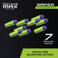 Dart Zone Max Omnia Pro Gen 3 Foam Dart Blaster-150 FPS Full Auto Foam Dart Blaster for Adults-Electric Foam Blaster-Elite Blaster for Ages 14+
