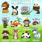 TENYEAH Party Favors, 12 Packs Mini Forest Animals Micro Building Blocks Set, Classroom Prizes, Small Toy Prizes, Goodie Bags, Birthday Festival