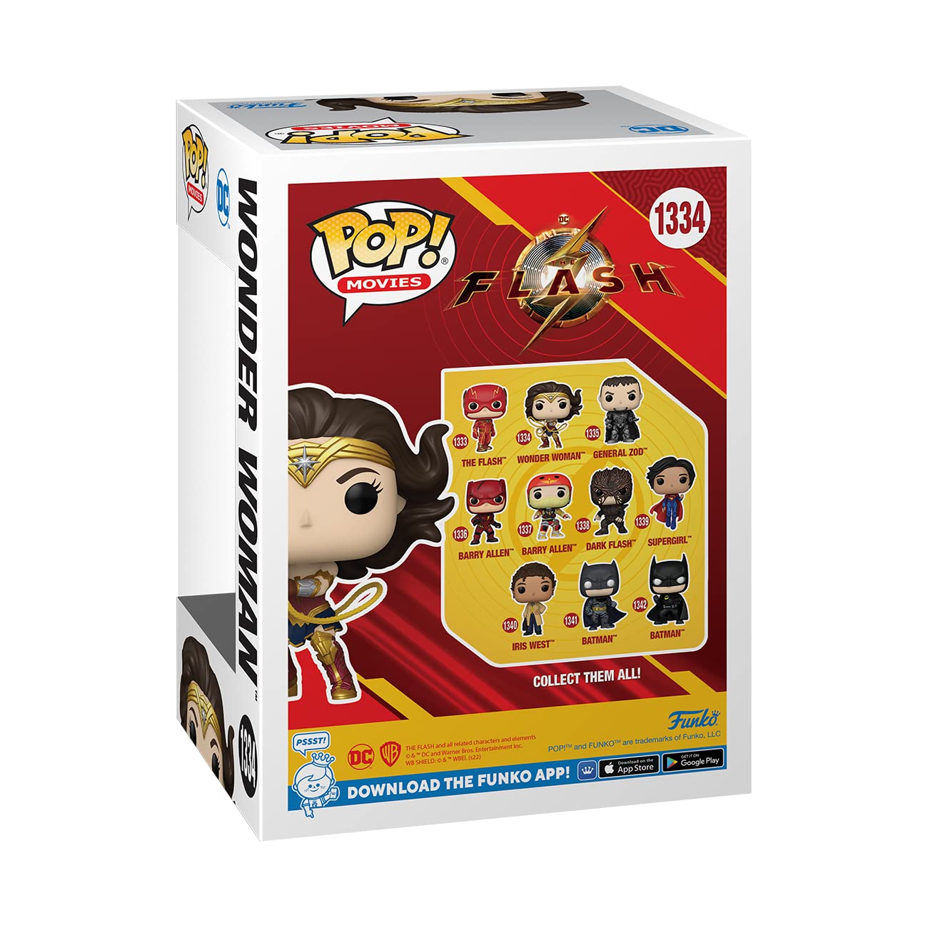 Funko POP! Movies: DC - The Flash - Wonder Woman - DC Comics - Collectable Vinyl Figure - Gift Idea - Official Merchandise - for Kids & Adults - Comic