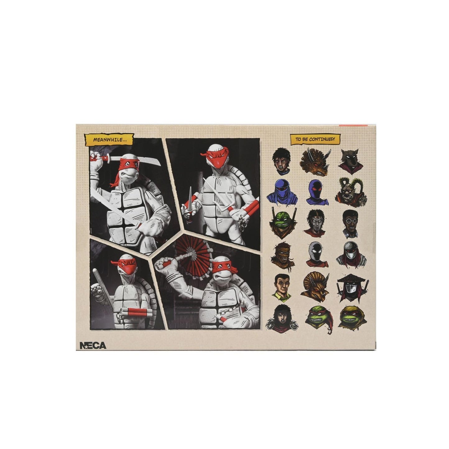 Teenage Mutant Ninja Turtles Black and White First Turtles 7" Action Figures, Set of 2