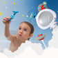 Nuby Astronaut Mirror Baby Bathtub Toy Set - 3-Piece Bath Toy Play Set - Baby Bath Toys for 3+ Years