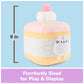 GUND Pusheen Strawberry Sponge Cake 6-Inch Plush Toy for Ages 8+