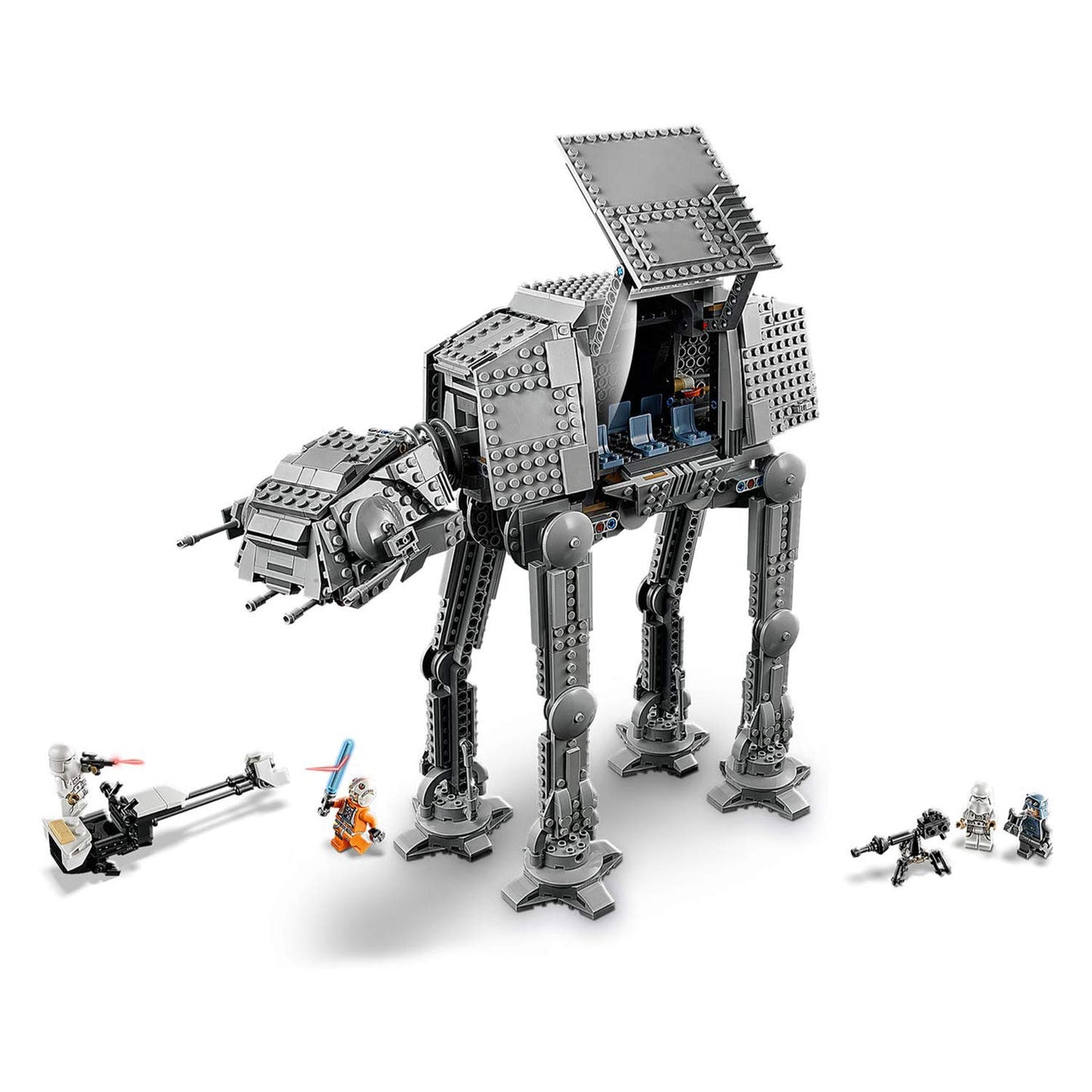 LEGO Star Wars at-at Walker 75288 Building Toy, 40th Anniversary Collectible Figure Set, Room Décor, Gift Idea for Kids, Boys & Girls with 6