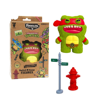 P.M.I. Fuggler Season 2 Switch N’ Swap Collectible Figures Creepy Plush Toys with Swappable Accessories Weird Expressions Oddball Chaos 1-Pack (Switch