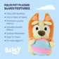Animal Adventure | Bluey | 4" Bingo Palm Plush with Electronic Sound | Easter Basket Stuffed Animals for Kids | Cute & Huggable Ultra Soft Plushie