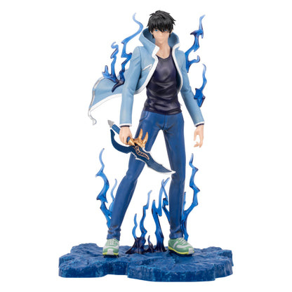 Total Anime Jinwoo - 9-Inch Collector Statue with Environmental Base and Premium