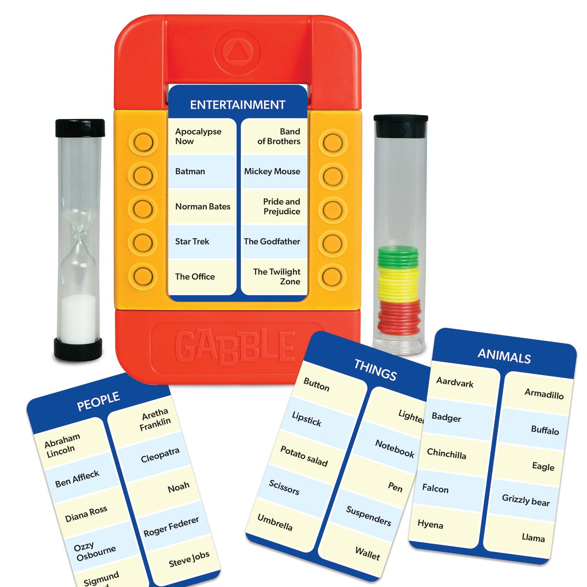 Outset Media Gabble - The Fast-Talking Frantic Game - Travel Edition 2 or More Teams Ages 12 and up