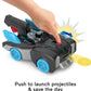 Fisher-Price Imaginext DC Super Friends Batman Toy Bat-Tech Batmobile Car & Light-Up Figure for Preschool Pretend Play Kids Ages 3+ Years