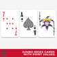 All7s Deluxe Canasta Game Set - Canasta Set with Rotating Card Holder Tray and Scorepad - Large Print Cards for Adults and Seniors - Weekly Card Night