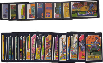 Milcraft Adventure Anime Tarot Cards - 31 Pcs JoJo Anime Tarot Cards Board Game Divination Entertainment Party Board Game