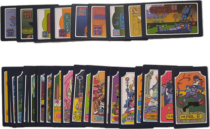 Milcraft Adventure Anime Tarot Cards - 31 Pcs JoJo Anime Tarot Cards Board Game Divination Entertainment Party Board Game