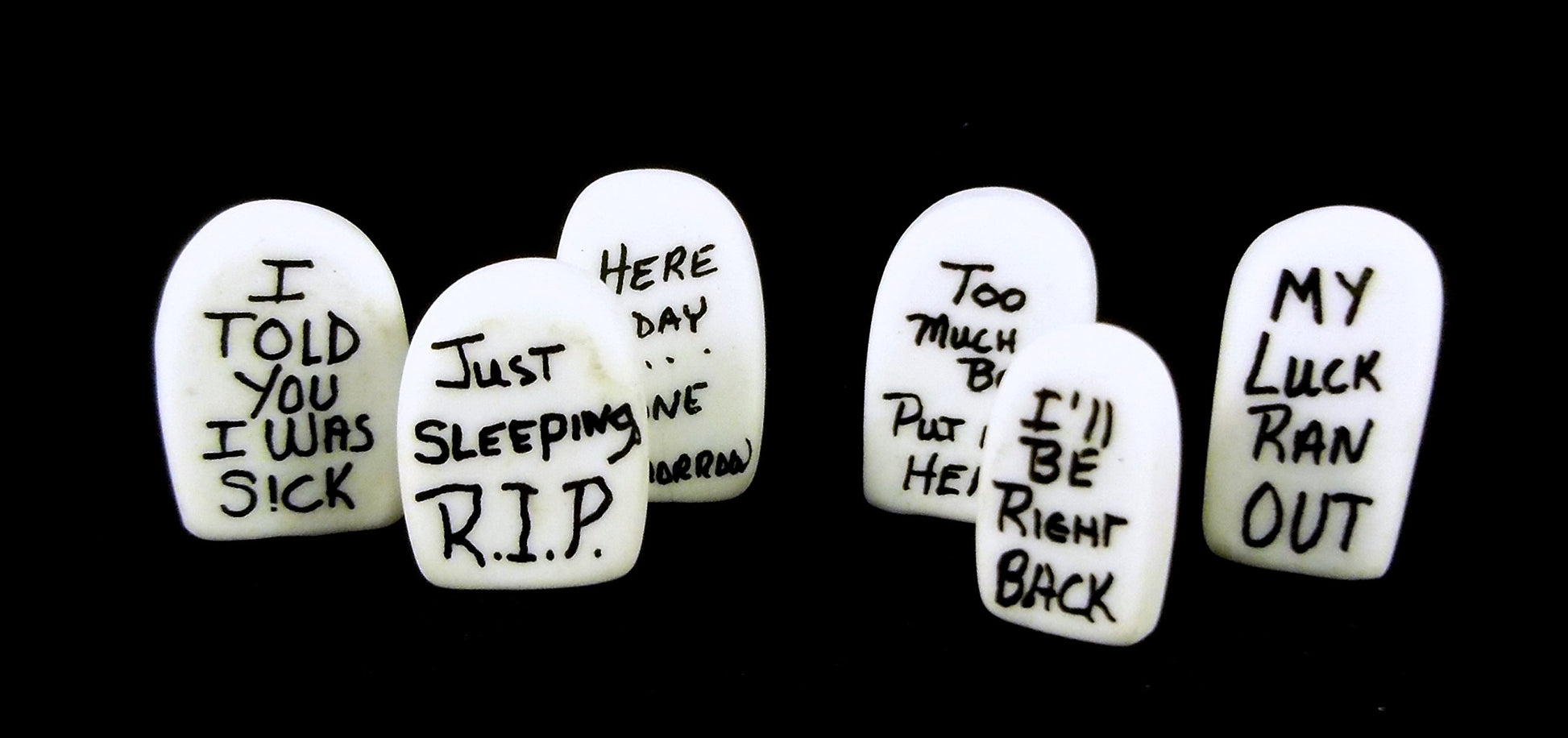 Dollhouse Miniature Tombstones