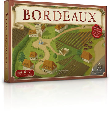 Stonemaier Games: Viticulture: Bordeaux Expansion by Jamey Stegmaier | Add to Viticulture (Base Game) | A New Board Featuring Updated Graphics