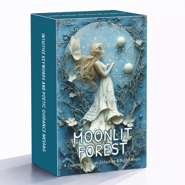EMPATHSOUL Oracle Cards Deck 54 Cards, Moonlit Forest Oracle, Moon Inspired Oracle Cards for Intuition, Ritual, Spiritual Guidance, Shadow Work