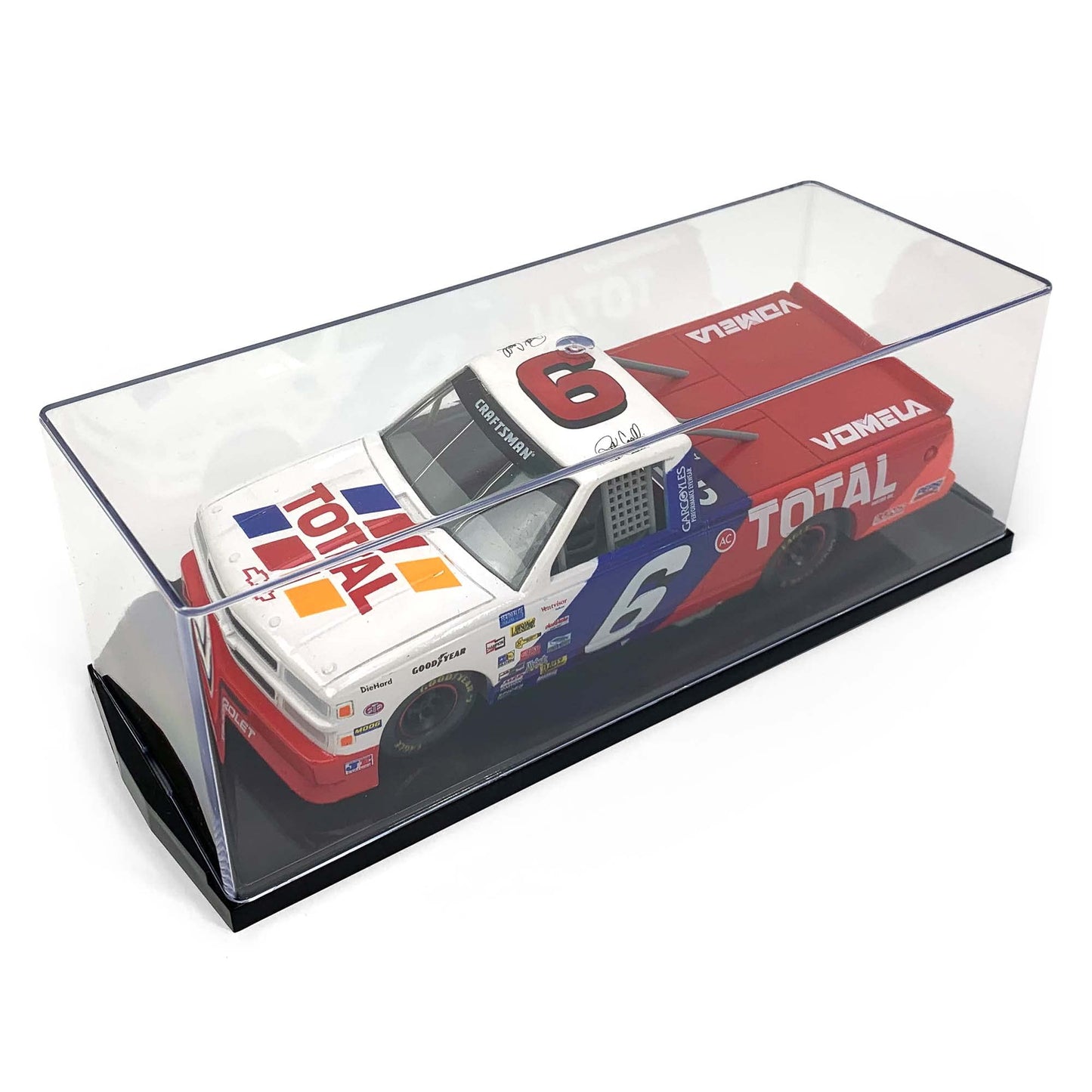 BCW Model Car Display Case | 1:24 Scale Diecast Car Display Case | Clear Acrylic Cover on Black Base | Protect and Showcase Collectible Diecast Cars